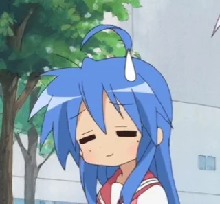 😥 emoji Konata Izumi Telegram sticker 20 of 77
