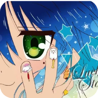 💙 emoji 💙💙Konata♡(*>ω<)ω<*♡ @KITTYKIAD Telegram sticker 20 of 30