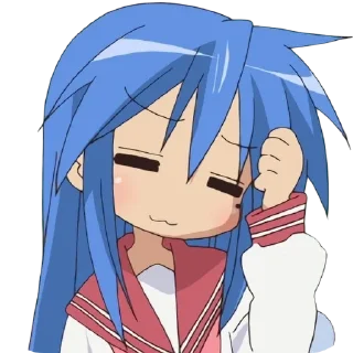 💙 emoji 💙💙Konata♡(*>ω<)ω<*♡ @KITTYKIAD Telegram sticker 14 of 30