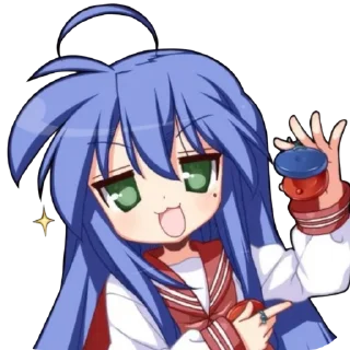 Sticker from 💙💙Konata♡(*>ω<)ω<*♡ @KITTYKIAD