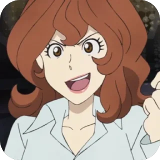 🍸 emoji Fujiko Mine/Lupin 3 Telegram sticker 11 of 120