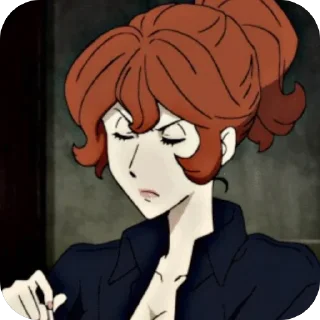 🍸 emoji Fujiko Mine/Lupin 3 Telegram sticker 15 of 120