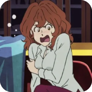 🍸 emoji Fujiko Mine/Lupin 3 Telegram sticker 18 of 120