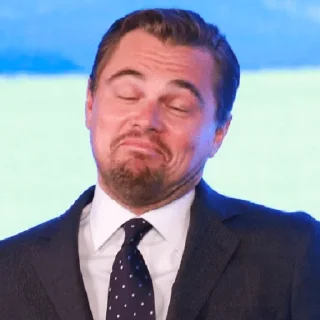 🙃 emoji Leonardo DiCaprio Telegram sticker 14 of 116