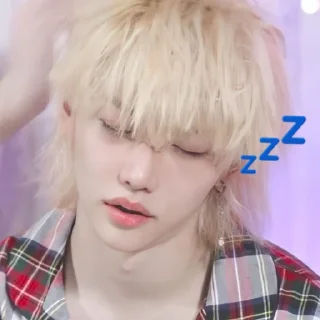 😴 emoji Lee Felix... ♡ Telegram sticker 17 of 112