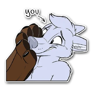 Sticker from Nik the Raccoon