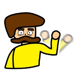👋 emoji Бив Telegram sticker 10 of 19