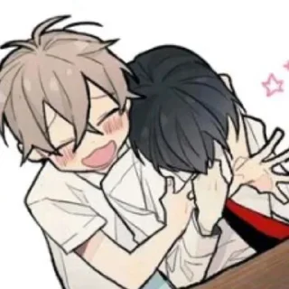 Sticker from @gauntree Ꮲᴏrᴛrᴀiᴛ ᴏf Ꭺ ᴀnd Ᏼ
