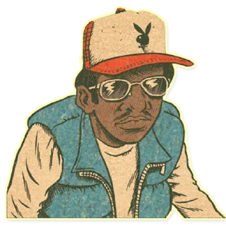 Sticker from Hip Hop Family Tree