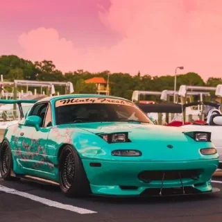 Sticker from Miata}