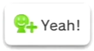 Sticker from yeah