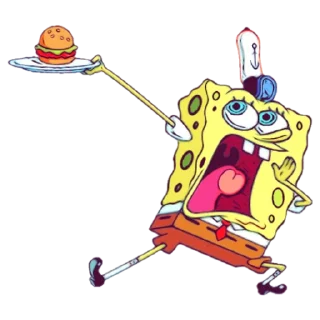🍔 emoji Spongebob Telegram sticker 22 of 58