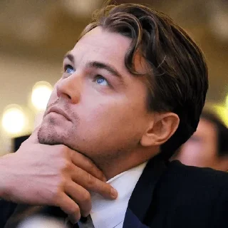 🤔 emoji Leonardo DiCaprio Telegram sticker 11 of 116