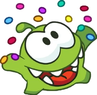 🥳 emoji ам нямик Telegram sticker 8 of 71