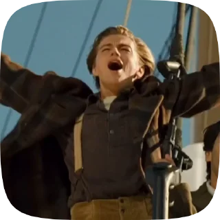 🫀 emoji Leonardo DiCaprio. От bloodmoon💫 Telegram sticker 9 of 21