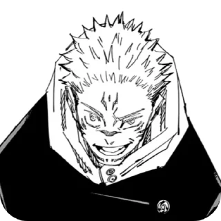 😁 emoji Рёмен Сукуна Telegram sticker 12 of 120