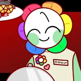 🏵 emoji ᗞᗩᑎᗞᎩ | ᗞᗩᑎᗞᎩ'ᔑ ᗯᓂᖇᏞᗞ Telegram sticker 17 of 50