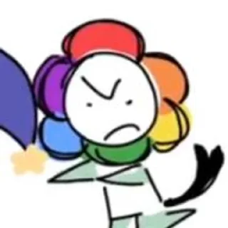 🏵 emoji ᗞᗩᑎᗞᎩ | ᗞᗩᑎᗞᎩ'ᔑ ᗯᓂᖇᏞᗞ Telegram sticker 8 of 50