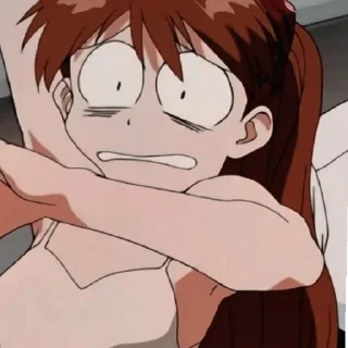 🤭 emoji Аска Telegram sticker 17 of 37