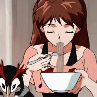 😋 emoji Аска Telegram sticker 19 of 37