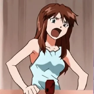 🤏 emoji Аска Telegram sticker 18 of 37