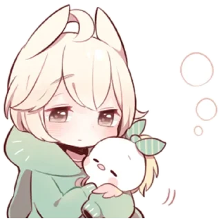 😴 emoji Зайчик @tg_sticks Telegram sticker 14 of 41