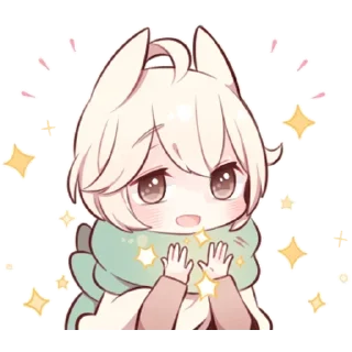 👏 emoji Зайчик @tg_sticks Telegram sticker 24 of 41