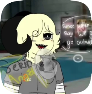 🎤 emoji #!аним Сатаник¡ Telegram sticker 12 of 14
