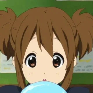 😯 emoji Yui Hirasawa Telegram sticker 17 of 70
