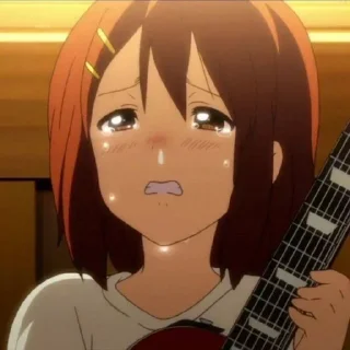 😭 emoji Yui Hirasawa Telegram sticker 22 of 70