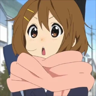 😯 emoji Yui Hirasawa Telegram sticker 12 of 70