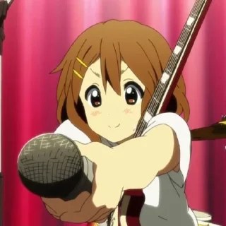 🙂 emoji Yui Hirasawa Telegram sticker 7 of 70