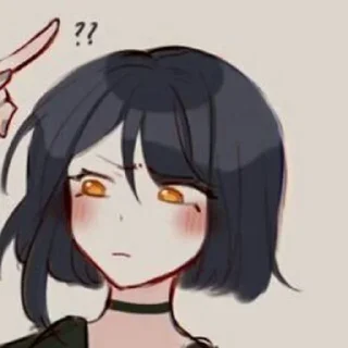 🤨 emoji Эмоции аниме :3 (от Zee) Telegram sticker 20 of 29