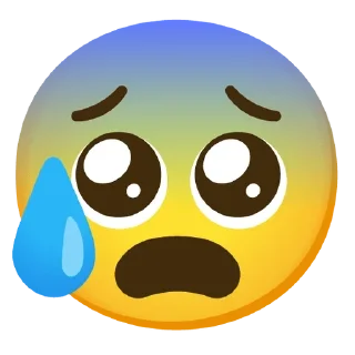 😰 emoji Anistik Telegram sticker 7 of 24