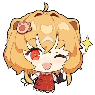 Sticker from Гоба-чан @GenshinHoney