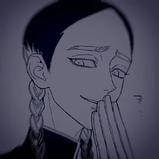🌑 emoji ran haitani [by @minissTtrelia] Telegram sticker 15 of 73