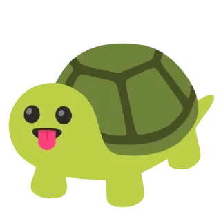👅 emoji Черепашки для Дениски Telegram sticker 24 of 98
