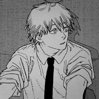 😨 emoji Дэнджи мой симп Telegram sticker 9 of 34
