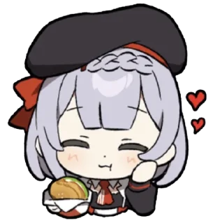 Sticker from чиби геншин ☆🍣! @vivicore