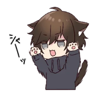 😱 emoji Манхера кун @nyasticks Telegram sticker 20 of 26