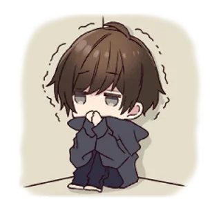 😨 emoji Манхера кун @nyasticks Telegram sticker 22 of 26