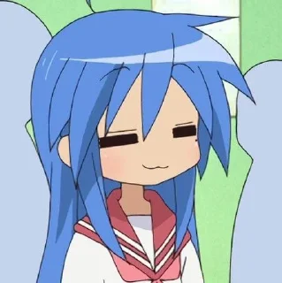 ☺️ emoji Konata Izumi Telegram sticker 9 of 77