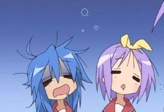 ☹️ emoji Konata Izumi Telegram sticker 15 of 77