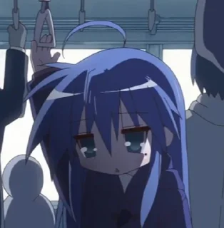 ☹️ emoji Konata Izumi Telegram sticker 12 of 77