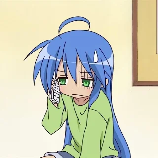🙁 emoji Konata Izumi Telegram sticker 10 of 77