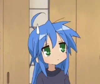 😓 emoji Konata Izumi Telegram sticker 24 of 77