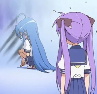 😭 emoji Konata Izumi Telegram sticker 23 of 77