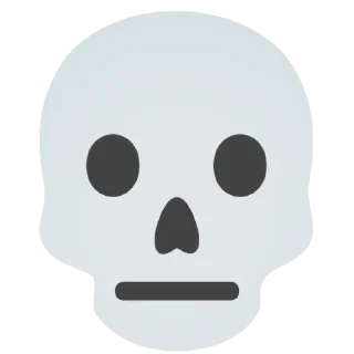 💀 emoji Emoji Kitchen By: @grober_otto Telegram sticker 5 of 11