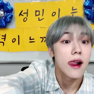 🍮 emoji seongmin ✦ @coffiesticks Telegram sticker 9 of 30
