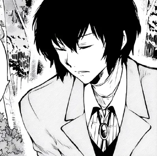 ♠️ emoji Osamu Dazai ≈ @wujsed Telegram sticker 24 of 74